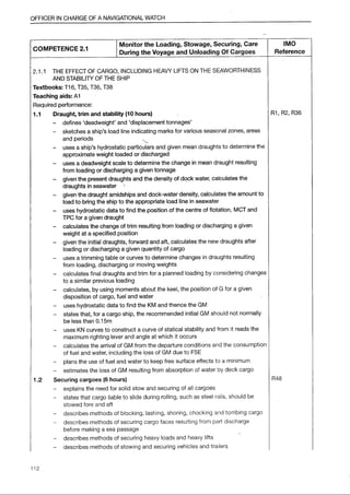 IMO Model Course 7.03 Edition 2014