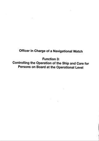 IMO Model Course 7.03 Edition 2014