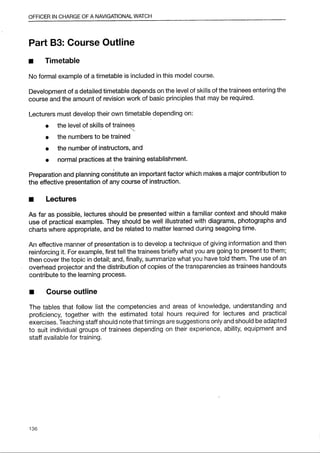 IMO Model Course 7.03 Edition 2014