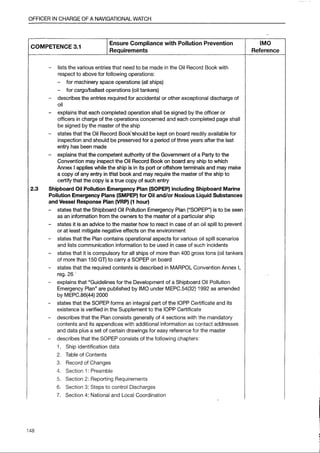 IMO Model Course 7.03 Edition 2014