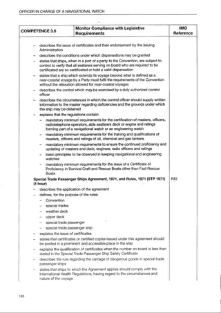 IMO Model Course 7.03 Edition 2014