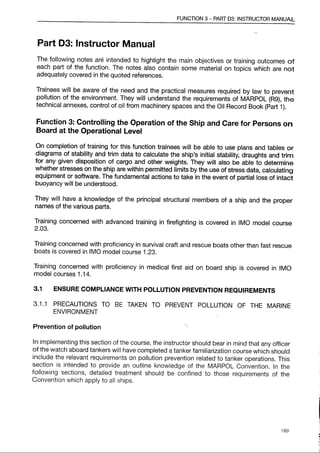 IMO Model Course 7.03 Edition 2014