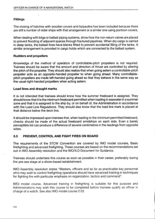 IMO Model Course 7.03 Edition 2014