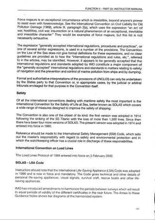 IMO Model Course 7.03 Edition 2014