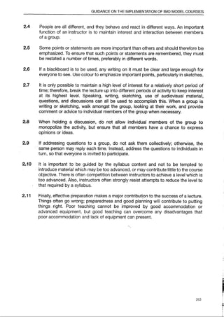 IMO Model Course 7.03 Edition 2014