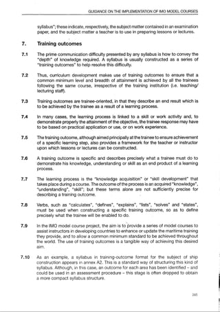 IMO Model Course 7.03 Edition 2014