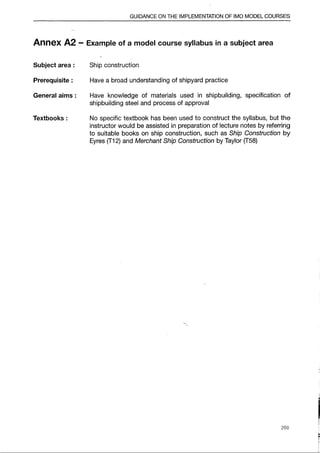 IMO Model Course 7.03 Edition 2014