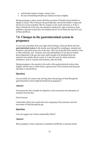 Physiological Changes During Pregnancy | PDF