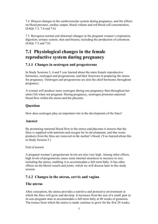 Physiological Changes During Pregnancy | PDF