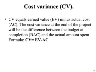 7 cost managmenet | PPT