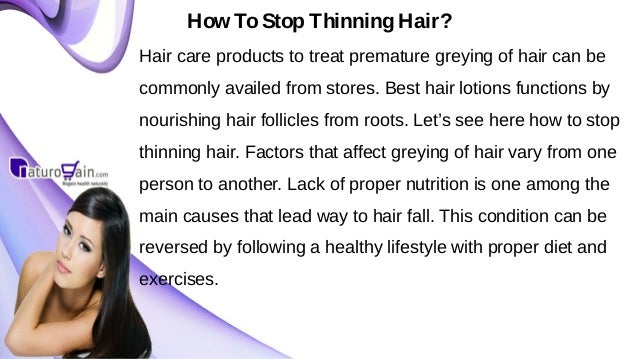 How To Stop Thinning Hair White Hair Treatment To Stop Hair Fall