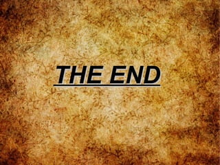 THE ENDTHE END