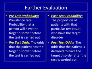 7. evaluation of diagnostic test | PPT