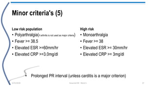 Minor Acute Risk acquired heart disease | PPTX