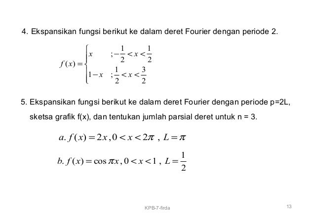 Deret Fourier