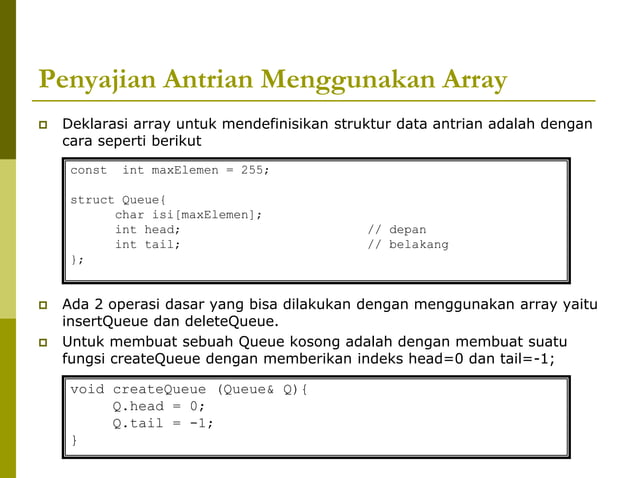 7. Queue (Struktur Data) | PDF