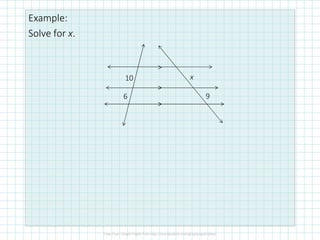 Example:
Solve for x.
>
>
>
x
96
10