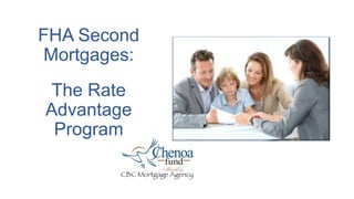 FHA Second
Mortgages:
The Rate
Advantage
Program
 
