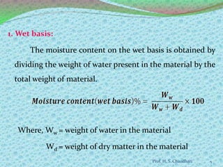 Moisture content determination Methods by Hema Gavit | PPT