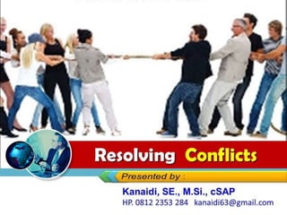Resolving Conflicts
 