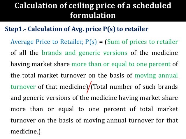 Drug Price Control Order 2013