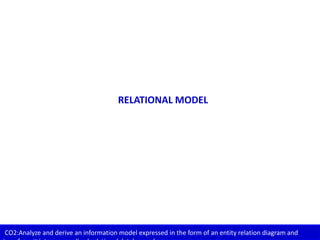 7.relational model | PPT