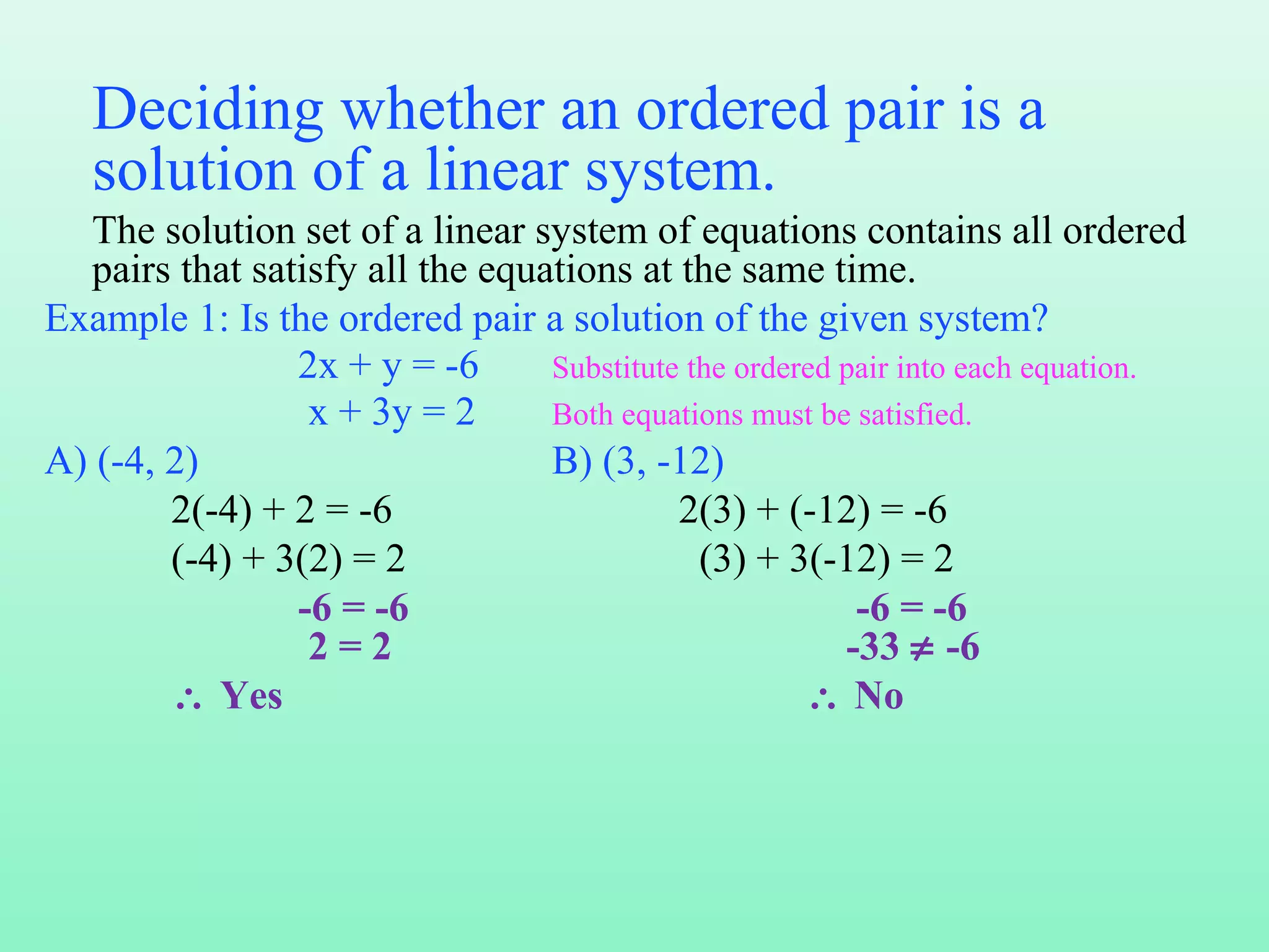 How Many Ordered Pairs Satisfy The System Of Equations