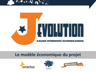 Le modèle économique du projet
 