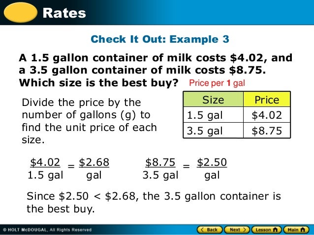 how to find the unit price