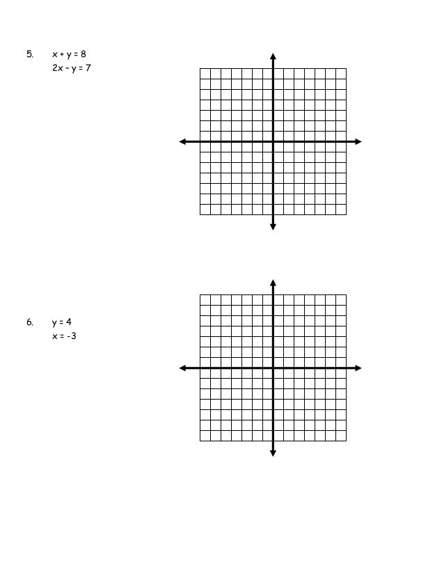 7 1 Solving Systems By Graphing