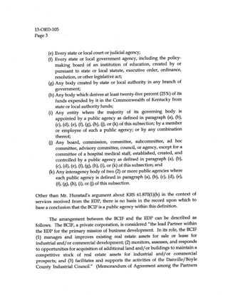 13-ORD-105: Hunstad v. BCIF, 7-2-13