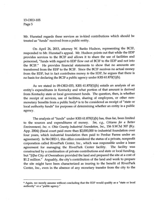 13-ORD-105: Hunstad v. BCIF, 7-2-13