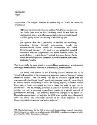 13-ORD-105: Hunstad v. BCIF, 7-2-13