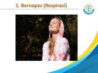 1. Bernapas (Respirasi)
 