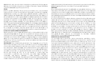 Med err e er a e e a e er a re a a e E r a a g a
it án o; p o, unqu int ntó m nt n l sup m cí n u op , l un s
derr a e r are a er e ar a E a a a
ot s y los m últipl s com p om isos m ilit s y fin nci os, ll v on sp ñ
a r da de ade a a e a
un p ofun c nci polític y conóm ic .
P A
RUSI
E re e ad a e a e Pr a e e a d a r a e
nt los st os l m n s, usi s fu posicion n o com o un im po t nt
er a a ar E e e err r e a gra r a a gra de
fu z polític y m ilit . n st t ito io t ní n n im po t nci los n s
erra e e e er a e er ed e d ar e de der a
t t ni nt s o junk s, los cu l s fu on c i n o p t su po político
eder G er de ra de rg 2 d e de Pr a E e rga
F ico uill mo B n mbu o (16 0-1688) uqu usi . st o nizó un
d ad e r re gr de ad rad re ara a re e de
isciplin o jé cito y c ó un upo m inist o s p l col cción los
e e e a a dade are A e e er
im pu stos qu sost ní n sus ctiv i s m ilit s. l m ism o ti m po, s fu on
a a d err r a e de Pr a r e a ra de rg e
m pli n o los t ito ios inici l s usi o i nt l y B n m bu o, qu sin
e arg e e ra a e arad E e r de d e e eder
m b o s ncont b n s p os. l suc so l uqu fu su hijo F ico I
3 e e e r er re de Pr a de de e arg er a e de e e
(1657-171 ), qui n fu l p im y usi s 1701, sin mb o, s í l hijo st
eder G er e er ar a r ar e a
último, F ico uill mo I (1688-1740) qui n t min í po impuls l bsolutismo
r a a ad e a er a de e r a r g r a r a d a
p usi no b s o n l fu z su jé cito, y un i u os fo m ción y isciplin .
E re ad e a ar d r a e e a e r de E ad e
n su in o s inst l on in ust i s t x til s b jo l cont ol l st o y s
r e er e r e re a d de e e a e err r
p om ov ió l com cio, m jo ó l c u o im pu stos y s m plió l t ito io.
E G E A MA E PE AM E
L SI LO XVII: NU V S FOR S D NS I NTO
Gra a a e r r rg d de e a e a re era de a
ci s l spí itu c ítico su i o l R n cim i nto y l cup ción m uch s
ra de a A g edad e e g e re e e E r a a re
ob s l nti ü , n l si lo X VII s p s ntó n u op un v olución
e a e a a e r eg ar e de a ra de a e er e a
ci ntífic , n l cu l s p iv il i on l uso l zón y l x p i nci com o
e e de e A r edar d g a re g a a r dad de a
fu nt l conocim i nto. t ás qu on los o m s li iosos y l uto i l
g e a a e a r e a a a a e e a ed a a a r a a
I l si , con lo cu l s b ió l c mino los v nc s n l m icin , l st onomí , l s
a e a a a a a A a e a der a a de a a de
m t m átic s, l físic y l polític . sí, l ci nci m o n n ció l m no l
ra a e e r
cion lism o y l m pi ism o.
A A M
R CION LIS O E a rr e e de e a e e a g rada r e
st co i nt p ns m i nto fu in u u po l filósofo
ra e e ar e e a r e e d a a eder a
f ncés R né D sc t s (1596-1650), qui n fi m ó qu solo s po í cc l
e a ra de a ra a r a e era ar a
conocim i nto t v és l nálisis cion l, y po lo t nto, lo qu no fu cl o
a de a ra de a er d dad E a rr e e a r ga a e e
l luz l zón, bí s u o. st co i nt t m bién p om ul b qu l
e a e e e a e ade ad de a ra
conocim i nto hum no no ti n lím it s, y qu con un uso cu o l zón
e ede er d a r e de e ar e e e e ra e ra E
s pu conoc to o. Los po t s D sc t s s ncu nt n n su ob l
d r de d de 3 e a a a ea e a g de
iscu so l m éto o 16 7, n l cu l pl nt un sist m ló ico
e a ar r de a e e er a eg a a ada
conocim i nto, p ti un s intuicion s, qu s í n lu o n liz s y
e ada ara de rde ar a der e a e er de r r
sint tiz s, p spués o n l s y po st bl c o scub i
e re de d da e ar e e e e e e a e a a a a
conocim i ntos lib s u s. D sc t s x plicó qu st sist m s plic b l
de a e e a a ra a e a a ge e r a ara rear
m o lo m t m ático, l cu l t m bién t b jó y nl zó con l om t í p c
a ge e r a a a a P er r e e e e a e ra a a e d d
l om t í n lític . ost io m nt , l p ns m i nto cion list s ifun ió y
de arr gra a a ar a G r ed e
s olló ci s filósofos com o B uch S pinoz y ottf i L ibniz.
EMP M
IRIS O
E a rr e e de e a e e de e d d r e ad re r
st co i nt p ns m i nto fu f n i o po p ns o s b itánicos com o
ra a 2 e 32 a d e eg e a
F ncis B con (1561-16 6), John Lock (16 -1704) y D vi Hum (1711-1776). S ún st
rr e e e e e ad r a r ed de e d a er a
co i nt , l conocim i nto s qui í po m io los s nti os, l obs v ción y
a e er e a e a dea de e e e era a er r e de r
l x p i nci . S im puso l i qu l conocim i nto post io i, s ci ,
e ed a de de a e er e a r a e r eg a e er e a e d
qu suc í spués l xp i nci y, po t nto, s p ivil ió l xp im nt ción n to os
a de a e a
los c m pos l ci nci .
A e e e a r e a da de e a rr e e a A r a a e e
Lock s l t ibuy l fun ción st co i nt filosófic . fi m b qu l
ere r de er a a a er e r a a a a a ra a e de r
c b o l s hum no, l n c , s com po t b com o un t bl s , s ci ,
are a de a er a a de d e E a de de d de
c cí cu lqui noción inn t y to o conocim i nto. s quí s on
ar e a r a de ad r r e e a ra de e d ra
p t l fo m qui i l conocim i nto t v és los s nti os. S u ob
E a re e e e d e a e a de a r a e ara
ns yo sob l nt n im i nto hum no s un l s m ás im po t nt s p
e e der ad rar a ra a e e r a r a e e
nt n sus postul os. C ont io l cion lism o, l m pi ism o fi m qu l
e e e e a ar r de e er r e d e
conocim i nto s obti n p ti lo qu p cibim os po los s nti os. D
a erd e e d e d de e ga d dead r
cu o con sto s is ñó un m éto o inv sti ción in uctiv o, i o po
a e e e ar r de da d d a e e d r a e er e a ara
B con, qu consist n p ti unos tos in ivi u l s obt ni os po l xp i nci , p
eg de ar ara er a a er ge era a e de r de gr
lu o i ntific sus c ct ístic s y h c n liz cion s nt o un upo
gra de de da de e r e a re ad ed a e
m ás n tos; spués s com p u b n los sult os m i nt
e er e a a e ede e a e er e e e a
xp im nt ción, y sí s pu n st bl c l y s ci ntífic s.
A A E E A E A A A E
V NC S N L S CI NCI S N TUR L S
ad de e r a de ra a a er er e
Los postul os los m pi ist s y los cion list s, p m iti on nu v os
a a e de r e e ara er ar a e e a E a
v nc s y scub im i ntos qu c ct iz on l R v olución ci ntífic . n l
a r a Ga e Ga e 2 e e e e e
st onom í , lil o lil i (1564-164 ) inv ntó un t l scopio n 1610, con l
a d er ar e de a e a a de r a de a r re
cu l pu o obs v n t ll l Lun , y scub ió los nillos S tu no, t s
a de er a a e de e a e re a e a e a
lun s Júpit , l s f s s V nus y m uch s st ll s inv isibl s sim pl v ist .
e e d a e r a e r a de r er e gad r a
D f n ió l t o í h liocént ic C opé nico, p o fu obli o po l Inquisición
a re ra ar e de e r a E e e a a e e er 3
t ct s sus t o í s. n st m ism o c m po, Joh nn s K pl (1571-16 0),
a a e e e r a er a a r g re e e re e
t m bién c ptó l t o í cop nic n , y p om ul ó sus t s l y s sob l
e a e ar E e a de e a r a de a e a
m ov im i nto pl n t io. n st s, i ntificó qu l s ó bit s los pl n t s
a reded r de era e a e ra a era er d a rr a a a
l o l S ol n líptic s, qu su t sl ción p ió ic y ocu í un
e dad a e r a e d a rede r a de a e a E a
v loci const nt , po lo cu l s po í p ci l posición los pl n t s. n l
a r a e a a e e er a arg de a a e
físic , los p incip l s v nc s stuv i on c o l t m bién m t m ático y
a r aa e 2 2 de r a e a r e e a e
st ónom o, Is c N wton (164 -17 8). Uno sus p incip l s po t s fu l L y
de a gra a er a de eg a a d er a ra d
l v it ción univ s l 1687, s ún l cu l to os los cu pos son t í os
a a a erra r a er a a ada gra edad E re a a a r a e
h ci l Ti po un fu z ll m v . n l ción con l st onomí , N wton
 