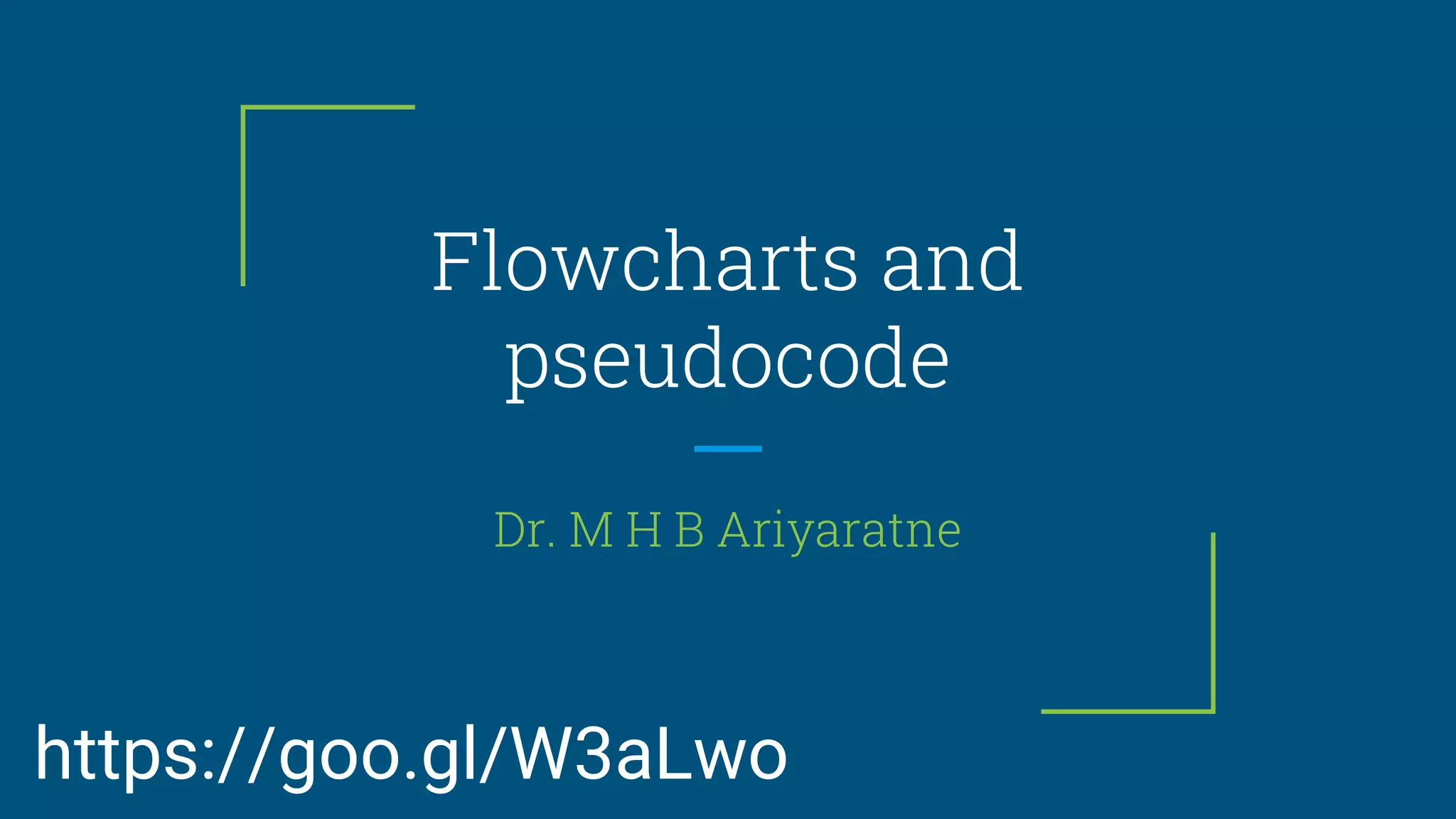 7. flowcharts and pseudocode | PPT | Free Download