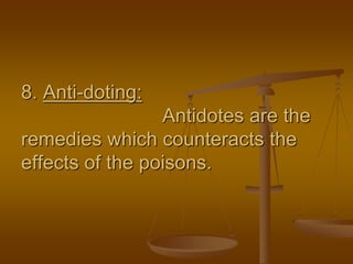 Principles of management in a case of poisoning part 2 | PPT