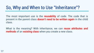 Object Oriented Programming - 7.1. Inheritance | PPT