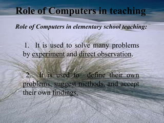 Computer science teaching at different levels | PPT