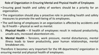 7. Employee Health and Safety | PPTX