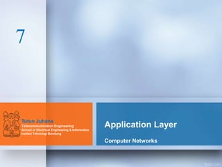 Application Layer | PPT