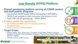 Research Program Genetic Gains (RPGG) Review Meeting 2021: HTPG (2016-2020) - Project Updates By Dr Rajaguru Bohar