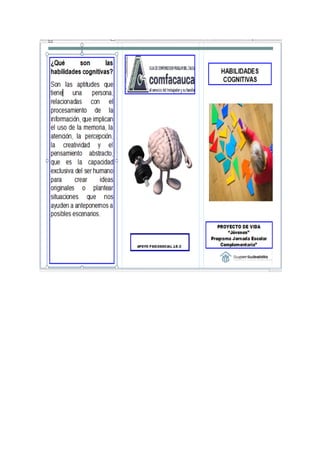 7. folleto habilidades cognitivas Proyecto de vida 