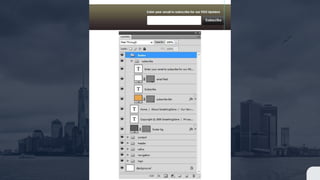 Creating The Footer: