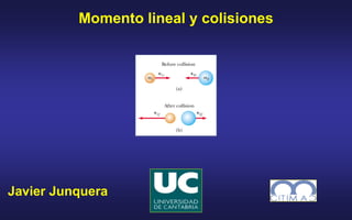 Javier Junquera
Momento lineal y colisiones
 