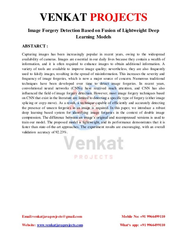 Image Forgery Detection Based on Fusion of Lightweight Deep Learning ...
