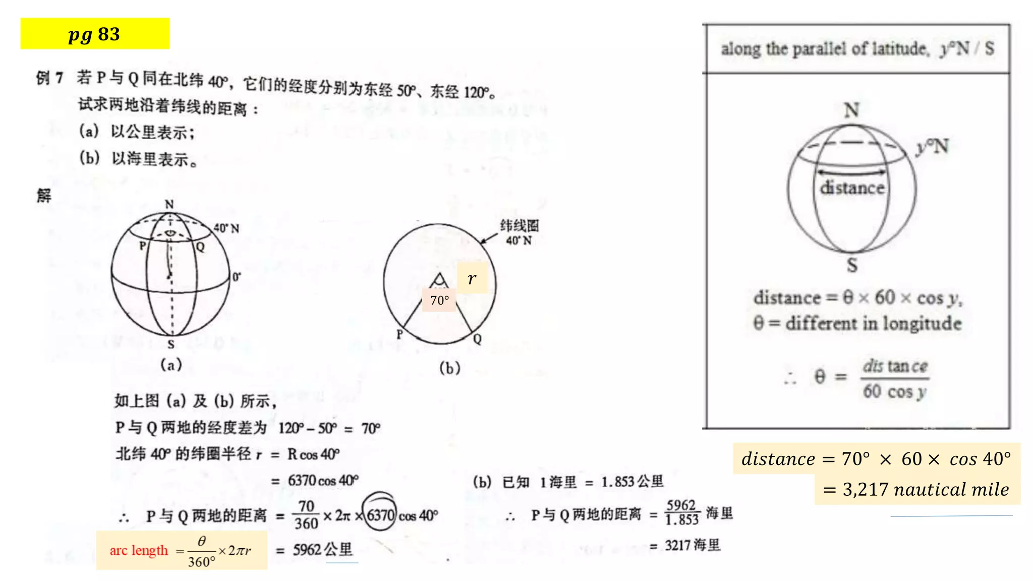 Suec 高中 Adv Maths Earth As Sphere Part 2 Pptx