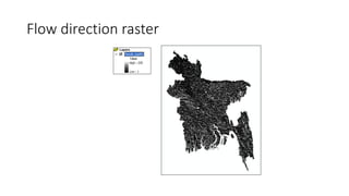 Flow direction raster
 