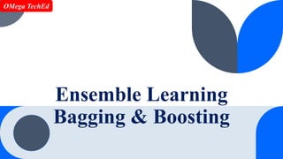 Ensemble learning | PPTX