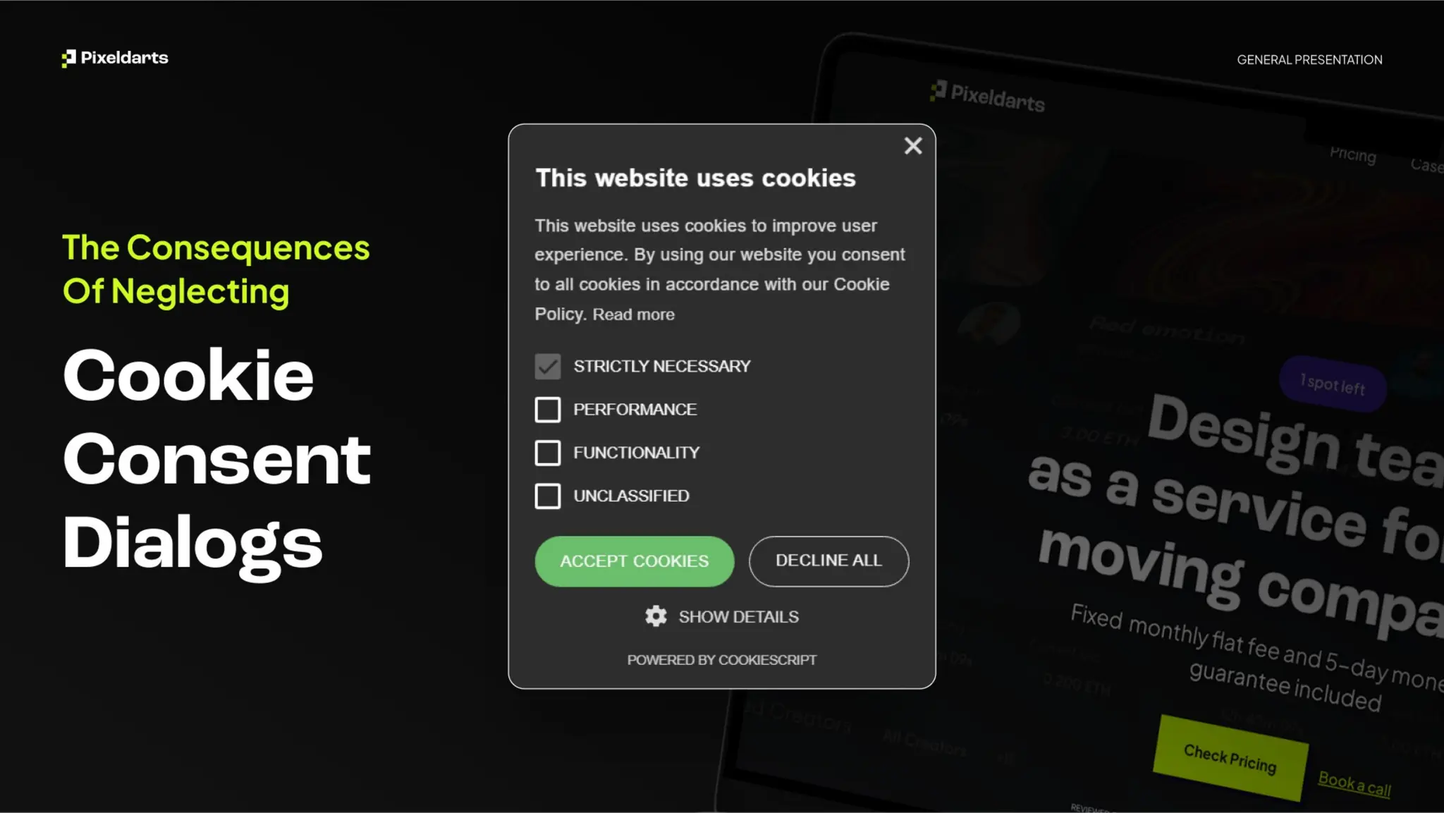 The Consequences of Neglecting Cookie Consent Dialogs